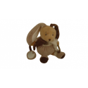 Doudou peluche éveil lapin DC2586LGR La Grande Récré