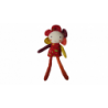 Doudou peluche poupée fleur Catimini