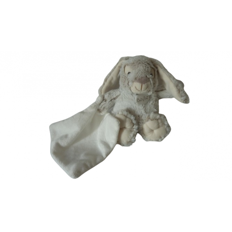 Doudou peluche mouchoir lapin Malow BN0221 Baby'Nat