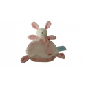 Doudou lapin attache sucette BN0574 Baby'Nat