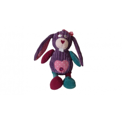 Doudou peluche lapin Influx