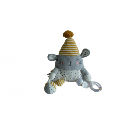Doudou peluche éveil souris Tape à l'Œil