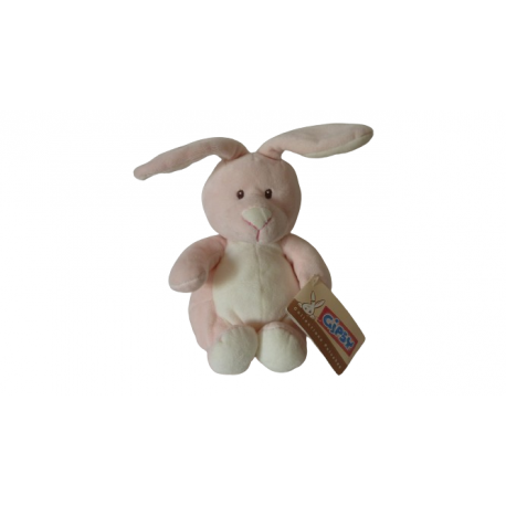 Doudou peluche lapin 18 cm Gipsy