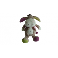 Doudou peluche âne Tigex