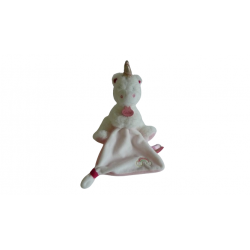 Doudou peluche mouchoir Licorne BN0320 Baby'Nat