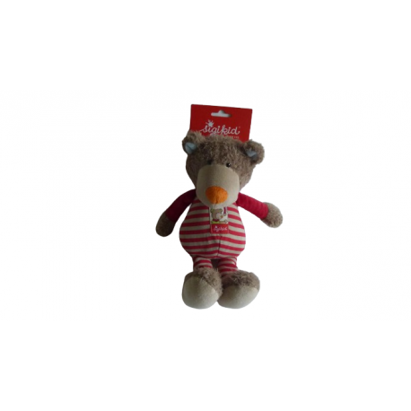 Doudou peluche ours 33 cm Sigikid