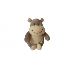 Doudou peluche hippopotame 18 cm Gipsy