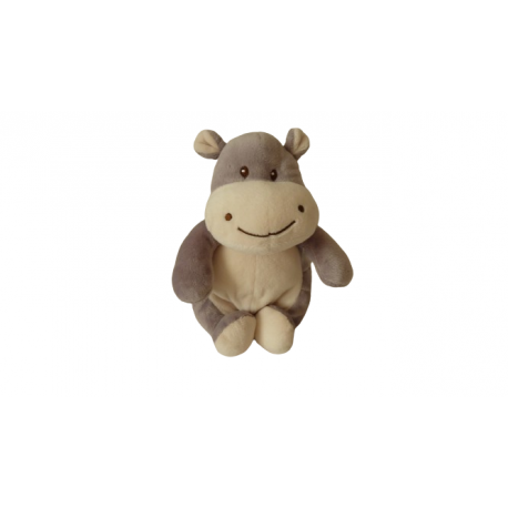 Doudou peluche hippopotame 18 cm Gipsy