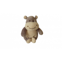 Doudou peluche hippopotame 18 cm Gipsy