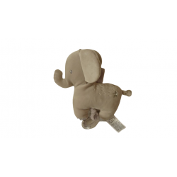 Doudou peluche musicale éléphant Mots d'Enfants