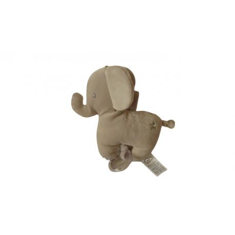 Doudou peluche musicale éléphant Mots d'Enfants