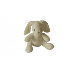 Doudou peluche lapin blanc DPAM