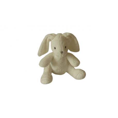 Doudou peluche lapin blanc DPAM