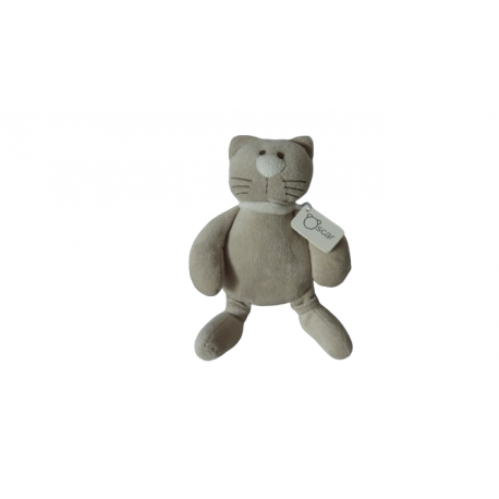 Doudou peluche chat Oscar J-Line