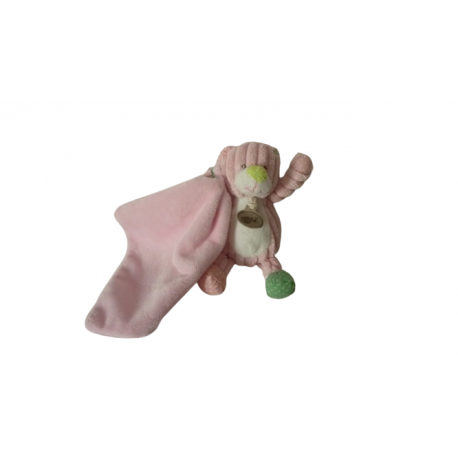 Doudou peluche mouchoir ours Les Côtelés BN735 Baby'Nat