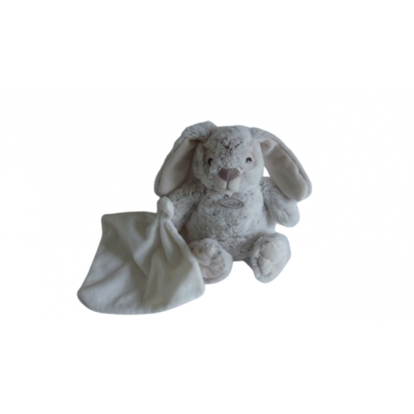 Doudou peluche mouchoir lapin Malow BN0221 Baby'Nat