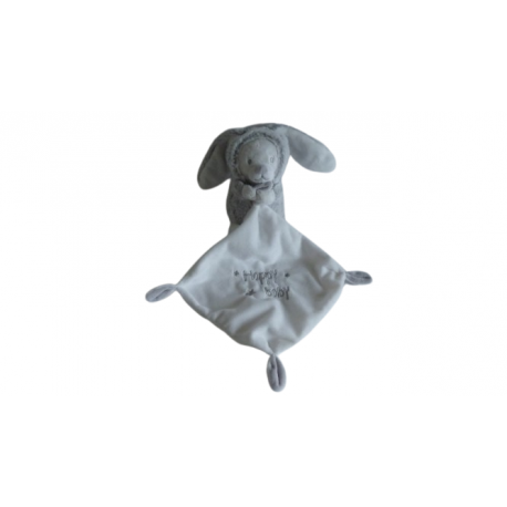 Doudou peluche mouchoir ours déguisé en lapin Prémaman Orchestra