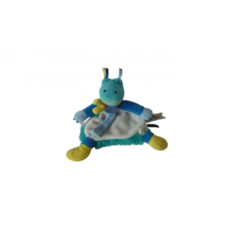 Doudou attache tétine crocodile Crocro Tropi'Cool DC3285 très bon état Doudou et Compagnie