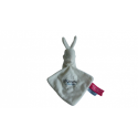 Doudou peluche mouchoir lapin La Garantie Doudou DC3423 Doudou et Compagnie