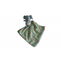 Doudou peluche mouchoir éléphant Shima