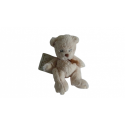 Doudou peluche ours 20 cm Bukowski