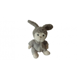 Doudou peluche ours déguisé en lapin Bukowski