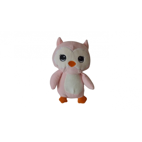 Doudou peluche chouette hibou Zeeman