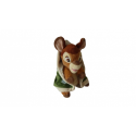 Doudou peluche avec couverture faon Bambi Disney