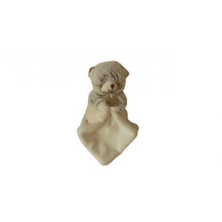 Doudou peluche mouchoir ours Flocon BN749 Baby'Nat