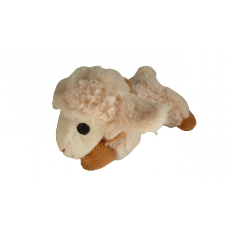 Doudou peluche mouton 16 cm Lascar