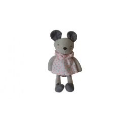Doudou peluche souris 33 cm