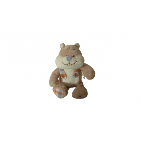 Doudou peluche musical Castor William et Henri Noukie's