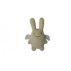 Doudou peluche lapin ange 19 cm Trousselier