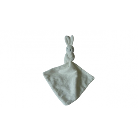 Doudou peluche mouchoir lapin Jacadi
