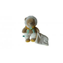 Doudou peluche mouchoir lion Maxou BN0521 Baby'Nat