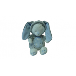 Doudou peluche ours déguisé en lapin Mots d'Enfants