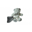 Doudou peluche mouchoir ours Pap'Ours BN0480 Baby'Nat