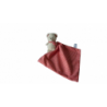 Doudou peluche mouchoir ours Shima