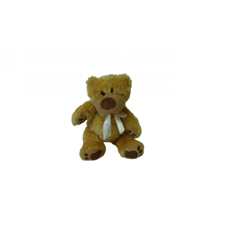 Doudou peluche ours 21 cm Sandy