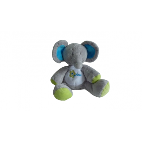 Doudou peluche éléphant Arthur et Lola