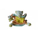 Doudou marionnette chat Les Microfibres DC2569 Doudou et Compagnie
