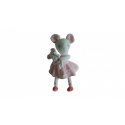 Doudou peluche musicale souris Tex Baby