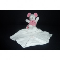 DOUDOU SOURIS AVEC MOUCHOIR SUCRE D'ORGE