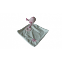 Doudou peluche mouchoir baleine Pommette