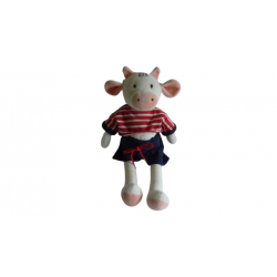 Doudou peluche vache 44 cm Nounours