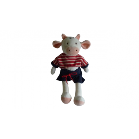 Doudou peluche vache 44 cm Nounours