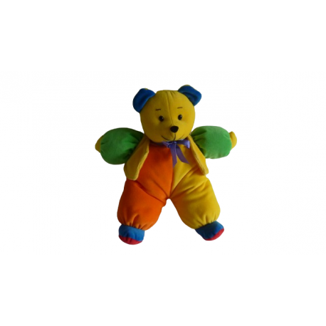 Doudou peluche ours 35 cm Kissy