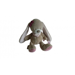 Doudou peluche musicale Lapin Nina 28 cm Nattou