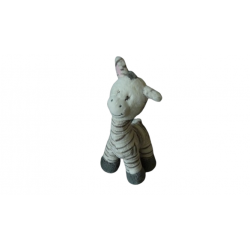 Doudou peluche zèbre 44 cm ZDT