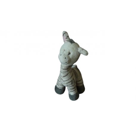 Doudou peluche zèbre 44 cm ZDT